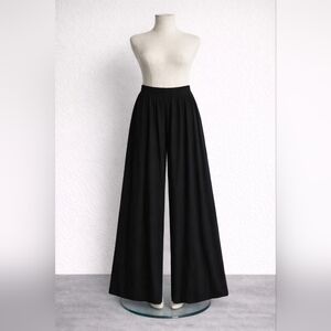 San Lorenzo Black Wide Leg Pants